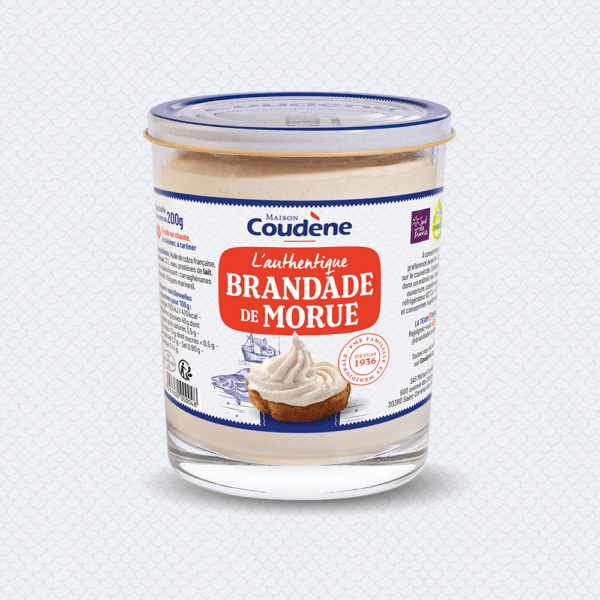 L'authentique brandade de morue - verre 200g - Maison Coudène