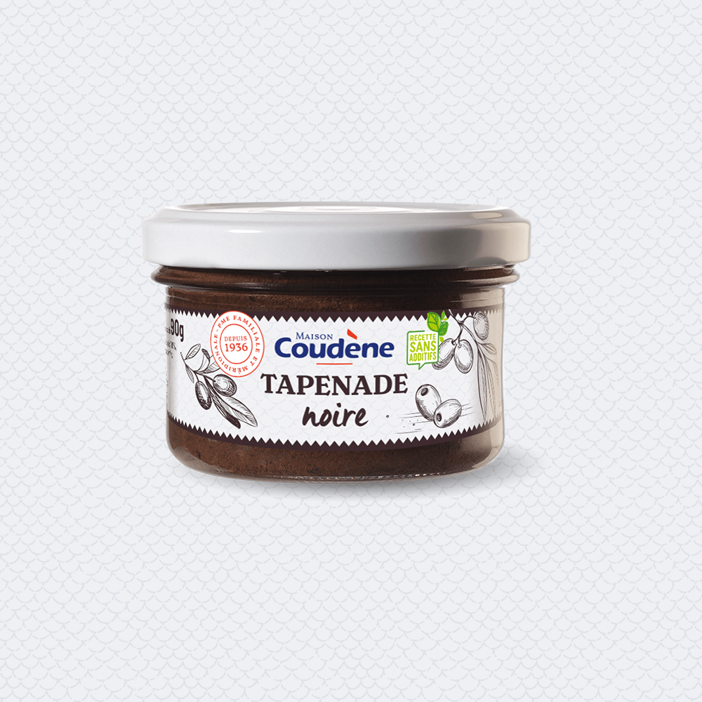 Tapenade noire verrine 90g Maison Coudène