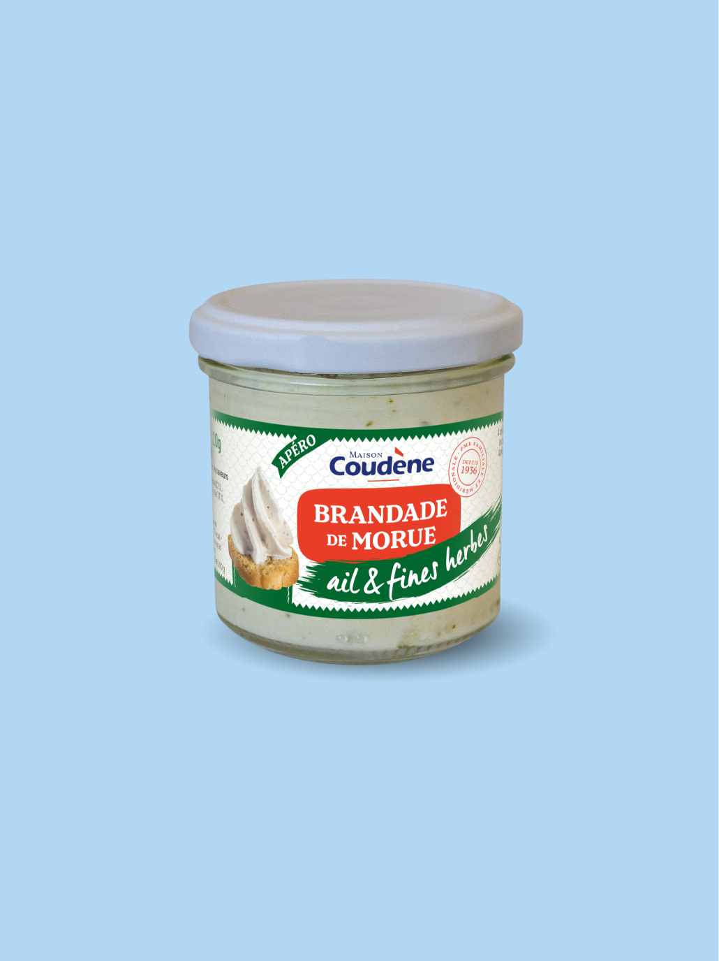 Brandade de morue ail & fines herbes – Verrine 120g