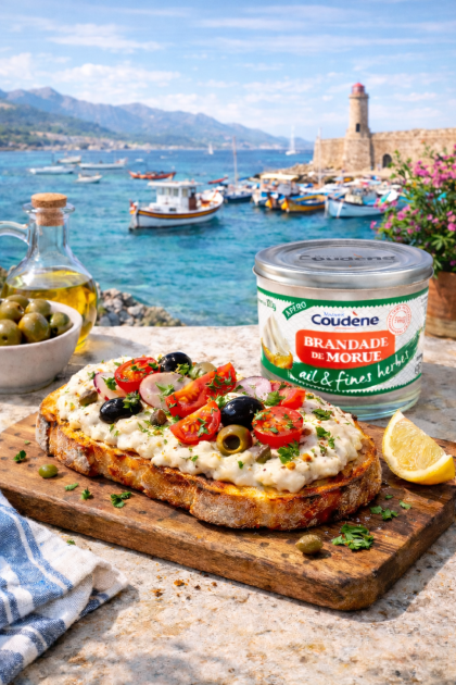 brandade de morue ail et fines herbes