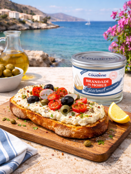 tartine brandade maison coudene